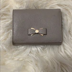 Furla plain leather folding wallet